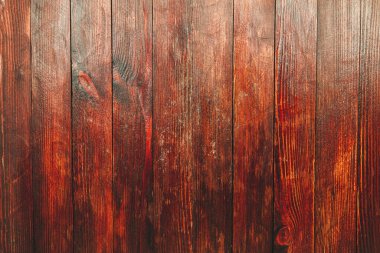 Klasik kahverengi ahşap arka plan dokusu. Eski boyalı ahşap duvar