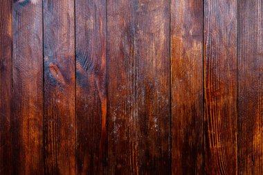 Klasik kahverengi ahşap arka plan dokusu. Eski boyalı ahşap duvar