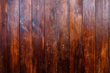 Klasik kahverengi ahşap arka plan dokusu. Eski boyalı ahşap duvar