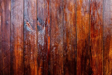 Klasik kahverengi ahşap arka plan dokusu. Eski boyalı ahşap duvar