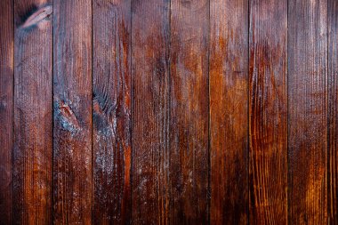 Klasik kahverengi ahşap arka plan dokusu. Eski boyalı ahşap duvar