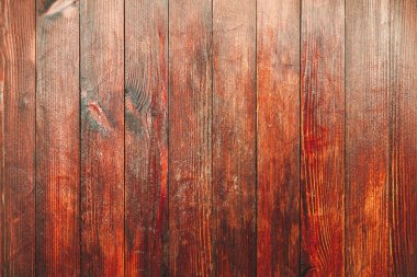 Klasik kahverengi ahşap arka plan dokusu. Eski boyalı ahşap duvar