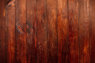 Klasik kahverengi ahşap arka plan dokusu. Eski boyalı ahşap duvar