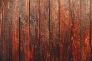 Klasik kahverengi ahşap arka plan dokusu. Eski boyalı ahşap duvar