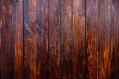 Klasik kahverengi ahşap arka plan dokusu. Eski boyalı ahşap duvar