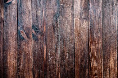 Klasik kahverengi ahşap arka plan dokusu. Eski boyalı ahşap duvar