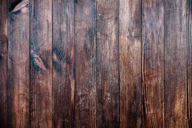 Klasik kahverengi ahşap arka plan dokusu. Eski boyalı ahşap duvar