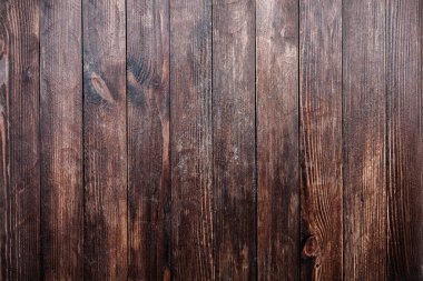 Klasik kahverengi ahşap arka plan dokusu. Eski boyalı ahşap duvar