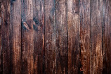 Klasik kahverengi ahşap arka plan dokusu. Eski boyalı ahşap duvar