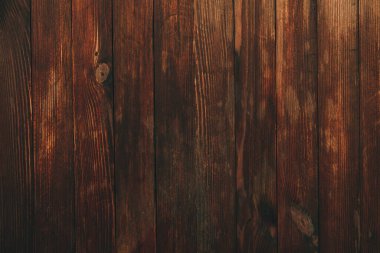 Klasik kahverengi ahşap arka plan dokusu. Eski boyalı ahşap duvar