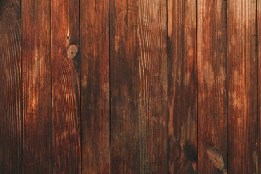 Klasik kahverengi ahşap arka plan dokusu. Eski boyalı ahşap duvar