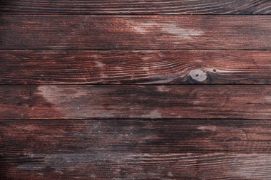 Klasik kahverengi ahşap arka plan dokusu. Eski boyalı ahşap duvar