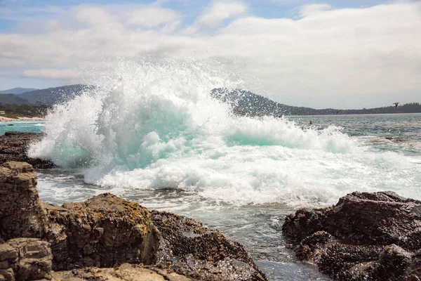 Costa Del Océano Pacífico Ciudad Monterey California Estados Unidos América — Foto de Stock