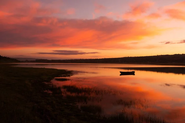 Schöne Landschaft Mit See Und Bäumen Erstaunliche Natur Europa Schöner — Stockfoto