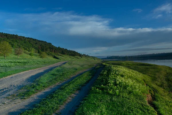 Schöne Landschaft Mit See Und Bäumen Erstaunliche Natur Europa Schöner — Stockfoto