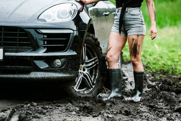 Chisinau Moldova June 2021 Porsche Macan Road Racing Full Mood — Stock Photo, Image