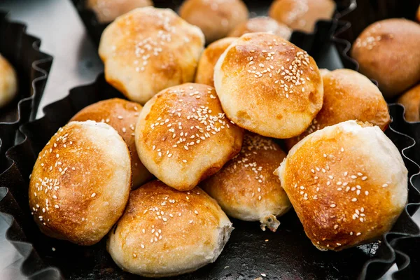 Fresh Homemade Bread Taken Wood Oven Close Rustic Whole Meal — Stock Photo, Image