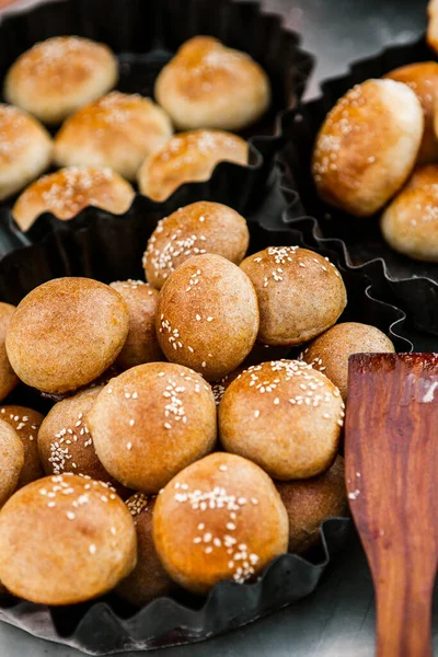 Fresh Homemade Bread Taken Wood Oven Close Rustic Whole Meal — Stock Photo, Image