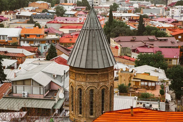 Centro Storico Tbilisi Con Strade Facciate Colorate Bellissimo Paese Georgia — Foto Stock