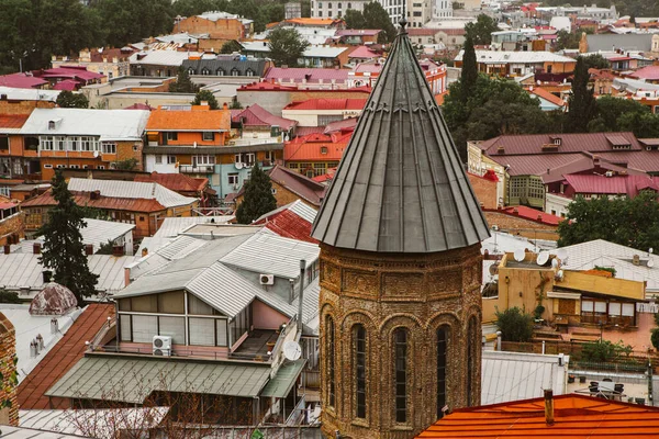 Centro Storico Tbilisi Con Strade Facciate Colorate Bellissimo Paese Georgia — Foto Stock