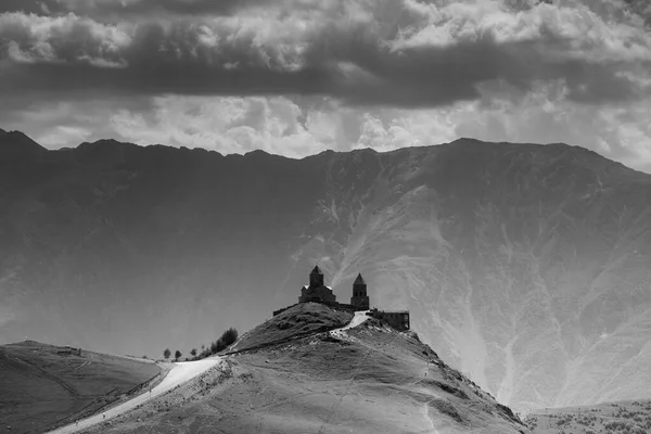 Ett Vackert Landskapsfotografi Med Kaukasus Bergen Georgien — Stockfoto