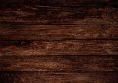 Düğümlü ve çivi delikli klasik kahverengi ahşap arkaplan dokusu.