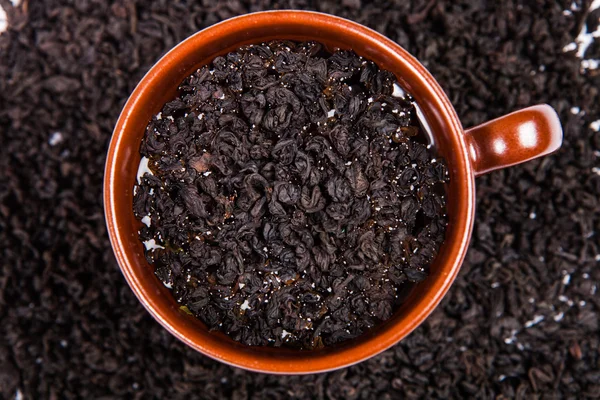 Eine Tasse schwarzer Tee — Stockfoto