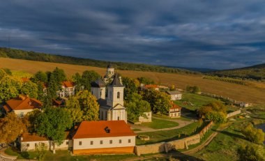 Beautiful Orthodox Monastery of Capriana, Moldova Religious Architecture and Nature. Travel Destination and Cultural Heritage Site