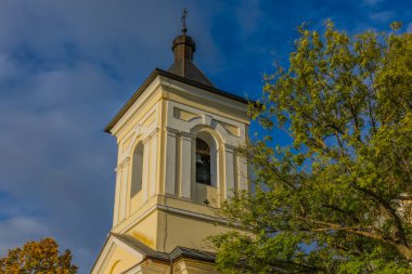 Beautiful Orthodox Monastery of Capriana, Moldova Religious Architecture and Nature. Travel Destination and Cultural Heritage Site