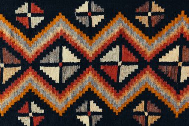 Romen halk müziği desensiz süsler. Nakış. Nakış. Etnik doku tasarımı. Geleneksel halı süsleri. Kırsal halı tekstili.