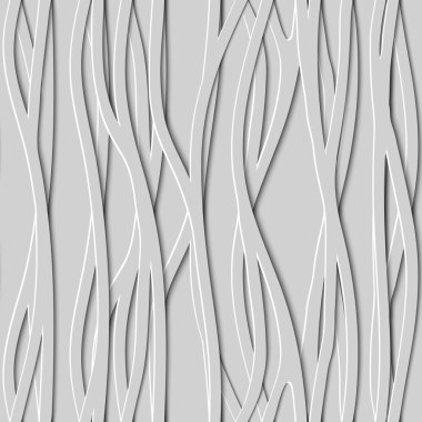 Sorunsuz tasarım yaratıcılık ile ilgili satırlardan 3d arka plan illüstrasyon vektör.