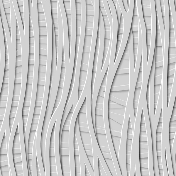 Nahtloser 3D-Hintergrund von Linien — Stockvektor