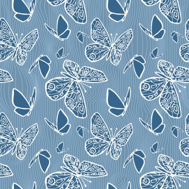 Kelebekler ile sorunsuz doku