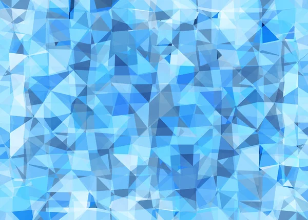 Vektordreieck Mosaik Hintergrund Mit Transparenzen Blauen Farben Eps — Stockvektor