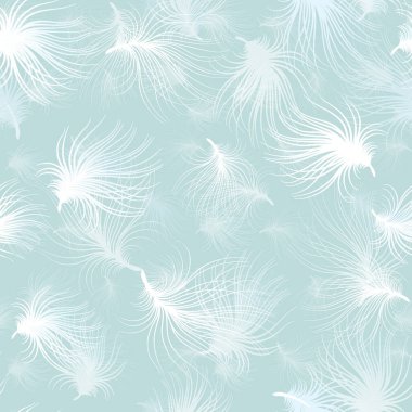 Tüy resimli soyut Desen