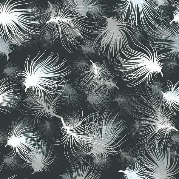 Tüy resimli soyut Desen