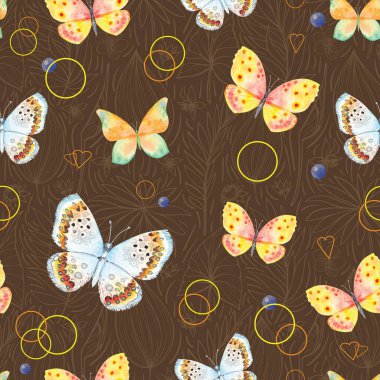 Kelebek resimlerinin kusursuz deseni