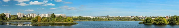 Panorama Staden Uljanovsk Simbirsk Vid Stranden Floden Sviyaga — Stockfoto