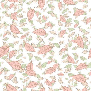 yapraklı seamless modeli