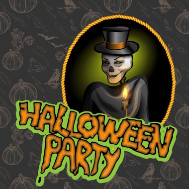 Seamless modeli üzerinde ürkütücü iskelet