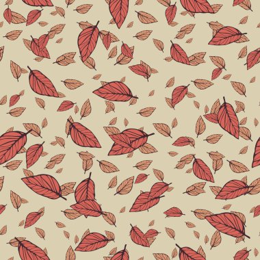 Sorunsuz yapraklı arka plan