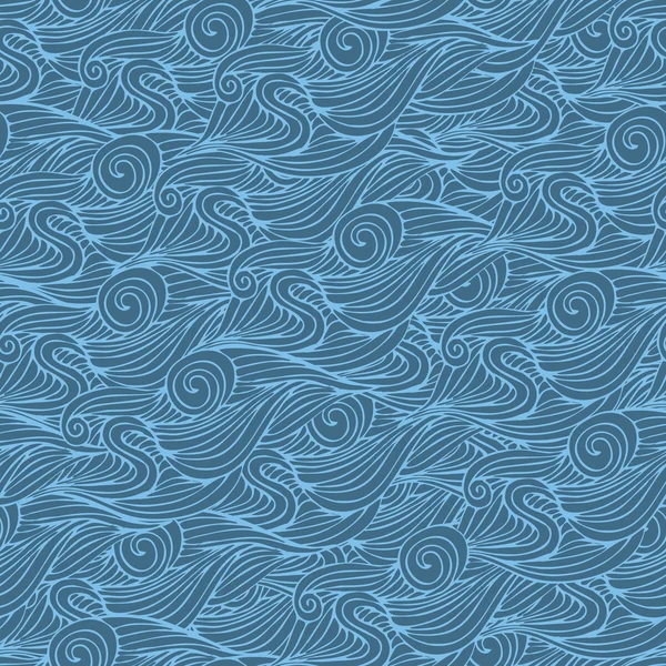 Ornement sans couture de mer — Image vectorielle