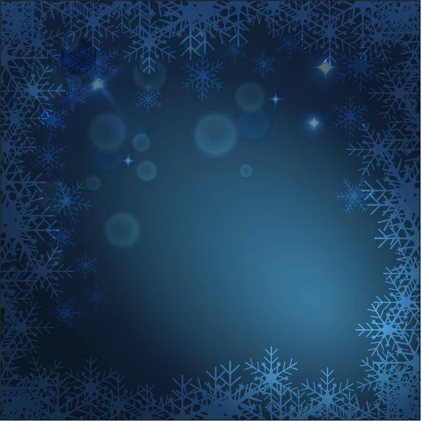 Sfondo blu di Natale — Vettoriale Stock