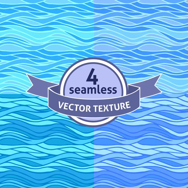 Set of seamless patterns — Stock Vector