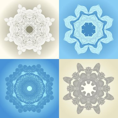 dört kar taneleri kümesi