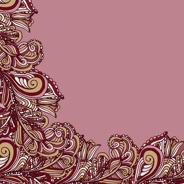 Mão desenhado fundo floral — Vetor de Stock