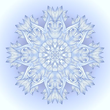 Yuvarlak dantel öğesi