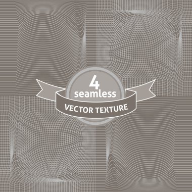 4 optik illüzyon, hareli arka plan, soyut sorunsuz tek renkli kılavuz. 