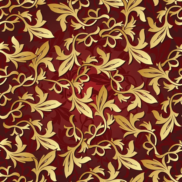Απρόσκοπτη μοτίβο, floral φόντο — Διανυσματικό Αρχείο