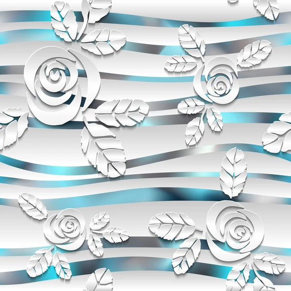 Nahtloser abstrakter 3D-weißer sphärischer Hintergrund. eps10 — Stockvektor